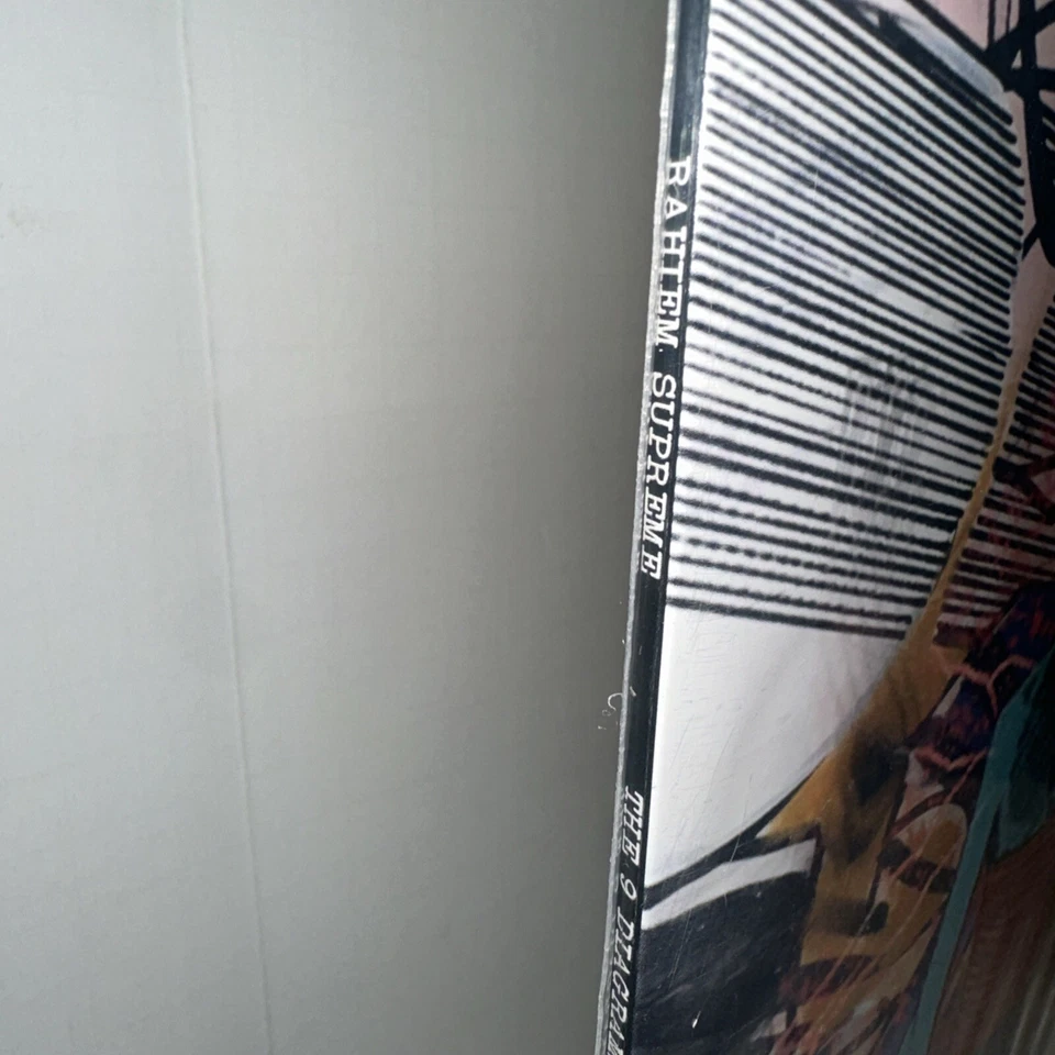 Rahiem Supreme The 9 Diagrams / Red & Black Splatter  - LP OBI NEW/SEALED - Image 2 of 3