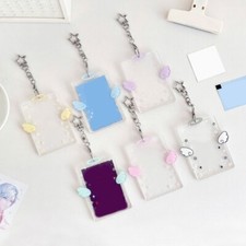 Photocard Holder Keychain School Stationery Supplies Id Cards Protective Sleeves