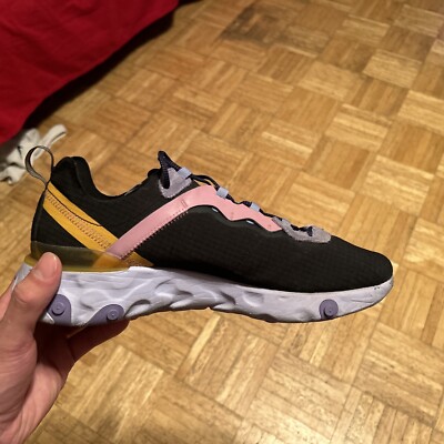 Size 10.5 - Nike React Element 55 Black Palest Purple 2020