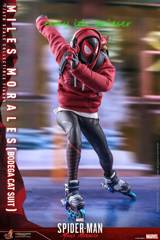 Hot HT 1/6 Vgm50 Spider-Man:Miles Morales Bodega Cat Suit Action