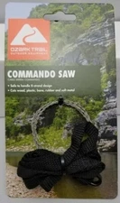 Commando Wire Saw Ozark Trail Safe to Handle 8 Strand Converts to Snare New 