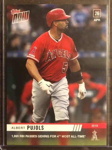 2019 Topps Now 133 Albert Pujols