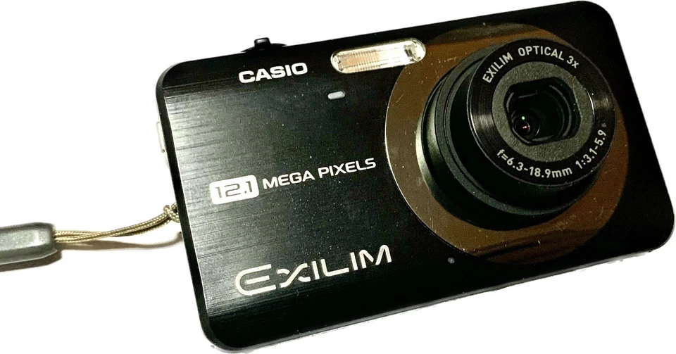 CASIO Exilim EX-Z25 Black Digital Camera 12.1 MP DigiCam CCD Sensor 2009 JAPAN - Bild 2 von 4
