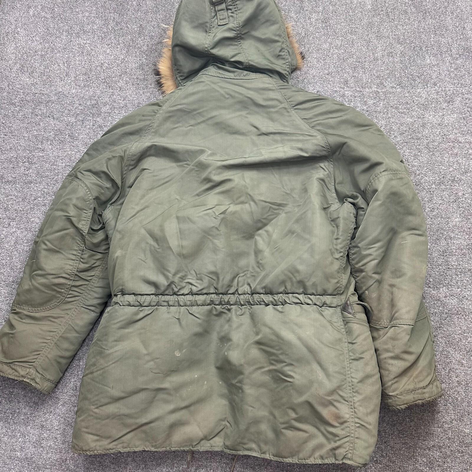 Vintage USAF Air Force N-3B Parka Jacket Coyote Fur 1950s 1960s