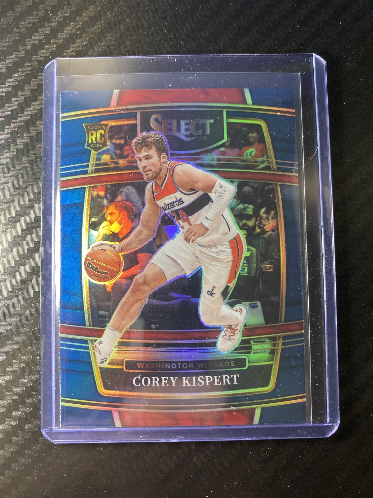 2021-22 Select NBA Corey Kispert Blue HOLO Prizm SP concourse Rookie RC