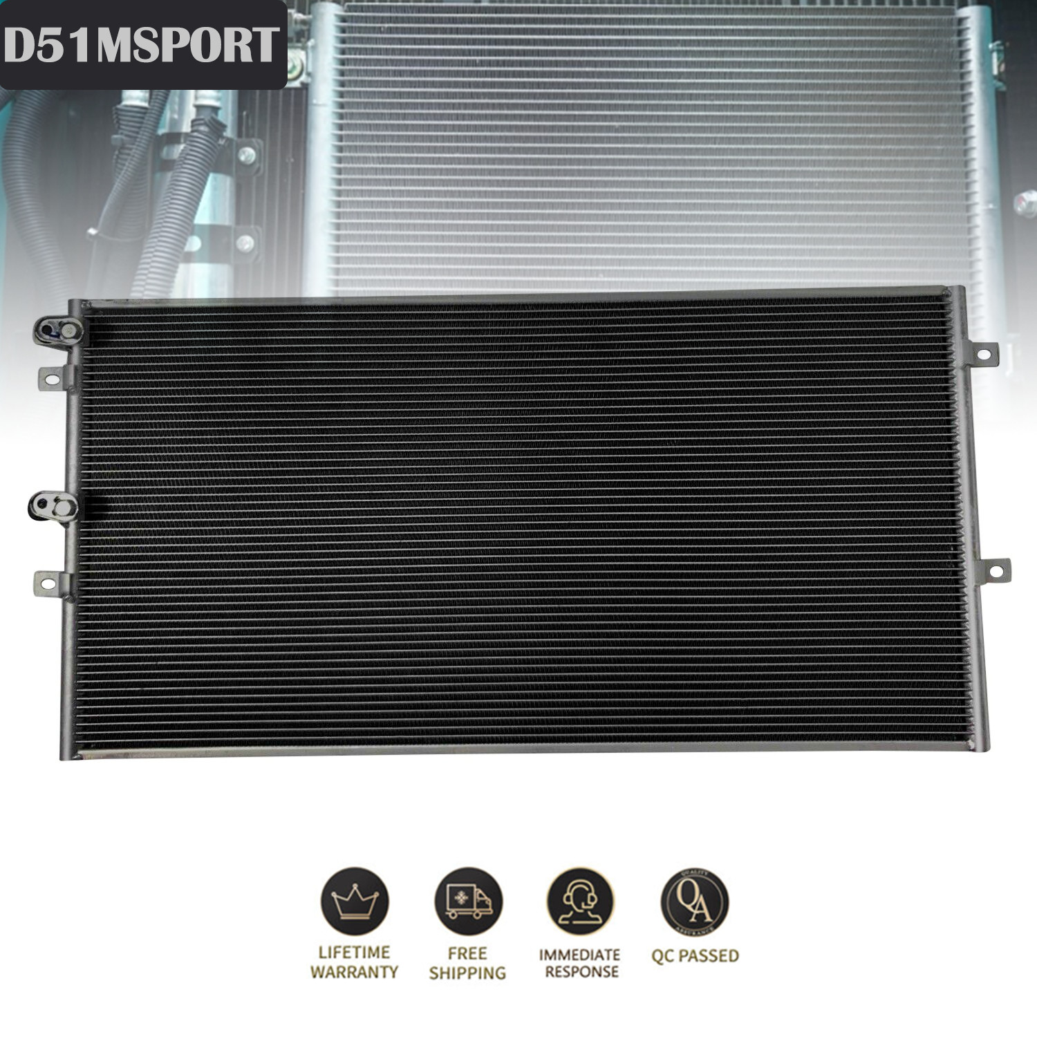 AC Condenser Fits 2004-2014 Bentley Continental Gt Gtc Flying Spur 6.0 W12