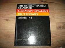 The Oxford-Harrap Standard German-English Dictionary Vol. 1 Trevo