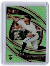 2020 Panini Select Neon Green Shun Yamaguchi 26/99 Toronto Blue Jays #153