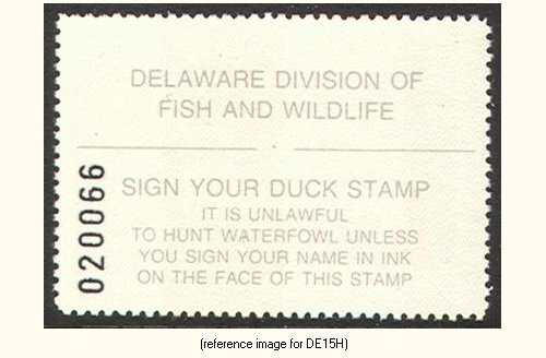 D2K Delaware Duck Stamp 1994 $5.00 Hunter - Bild 1 von 1