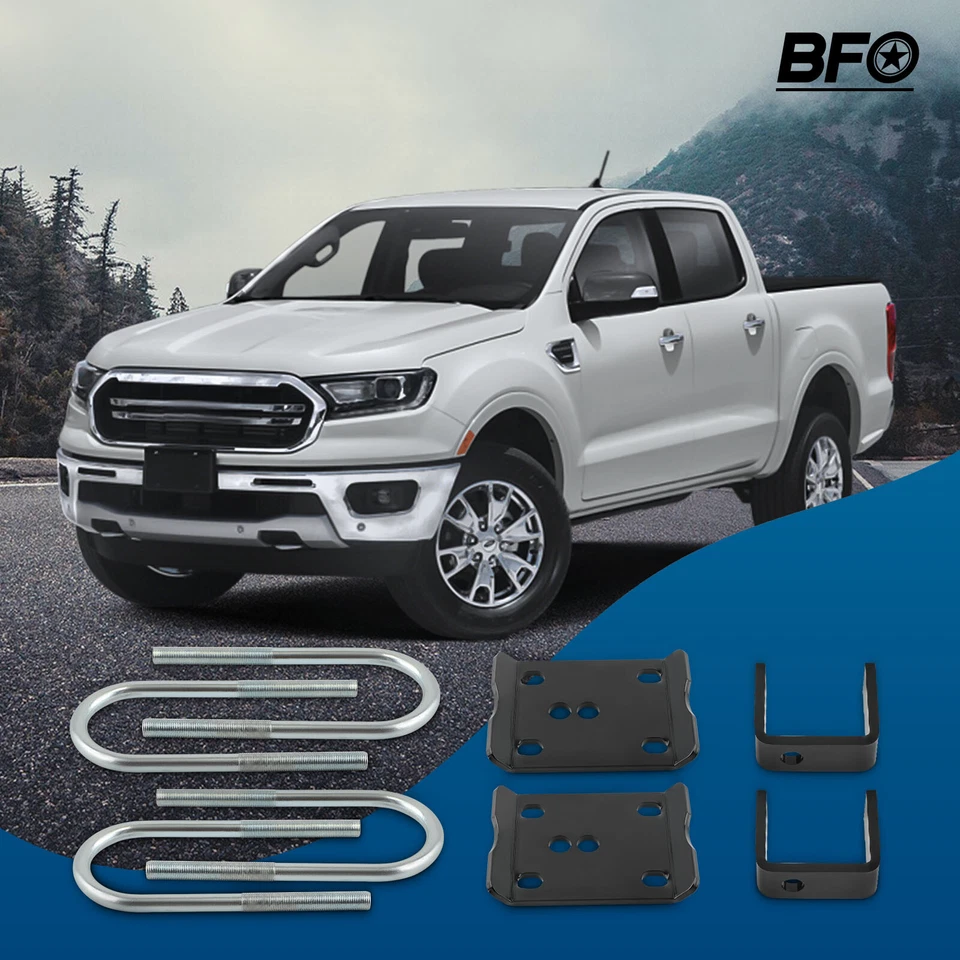 Kit de descenso delantero 3" trasero 5" con bobinas para Ford Ranger Mazda B 1983-1997 Foto 2 de 4