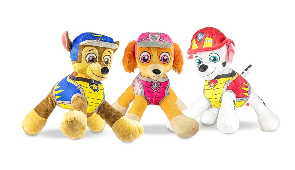 BEMIRO Paw Patrol Kuscheltier 50 cm liegend Kuscheltier Nickelodeon 3 Sorten Plüschtier