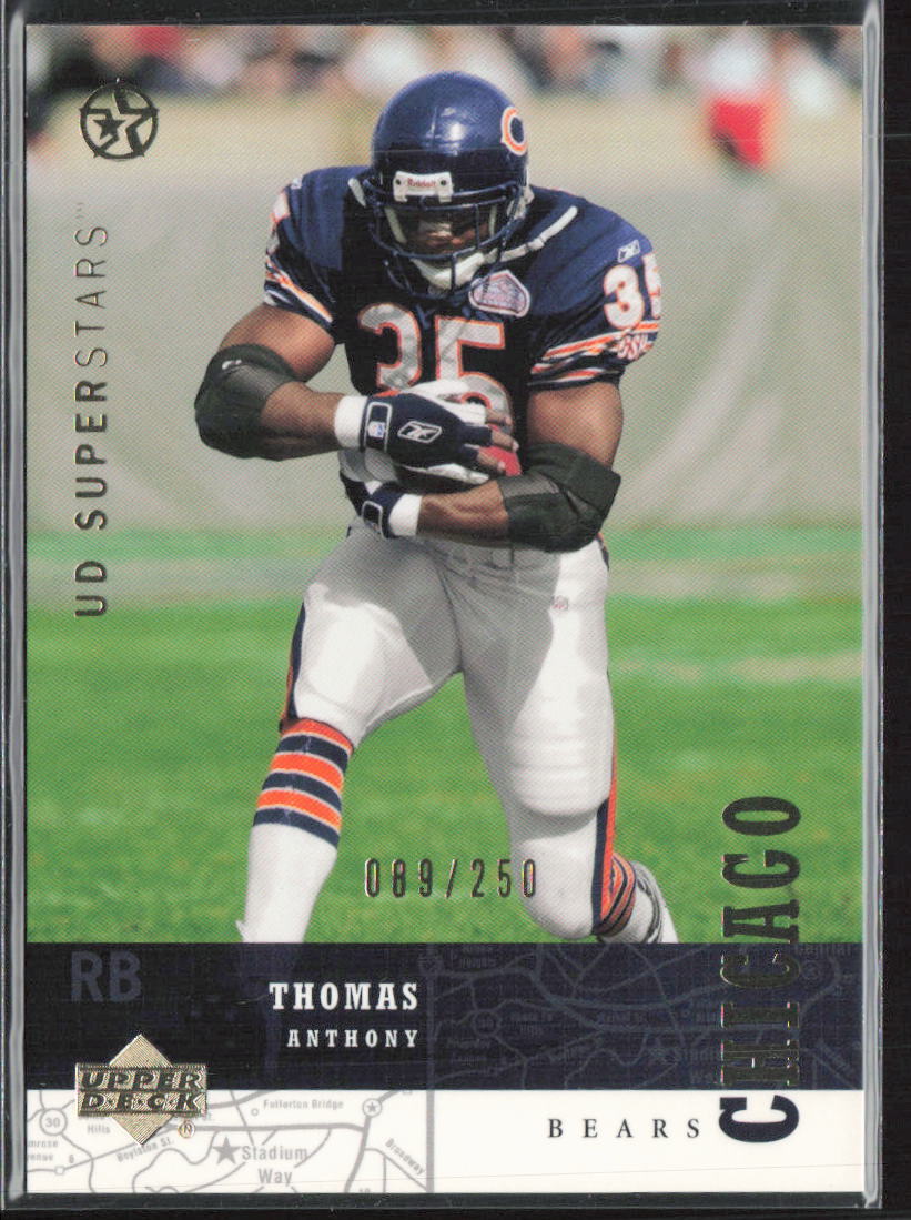 2002-03 UD SuperStars #52 Anthony Thomas Gold /250