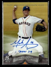 2014 Bowman Platinum Mark Appel Prospect Autograph Auto Gold /50 U7818