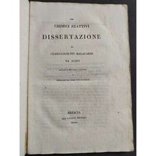 C.G. Malacarne della Determinazione de' Caratteri Essenziali ne' Reattivi o Crit