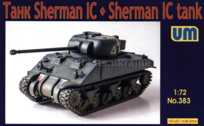 Unimodels (UM,UMT) 383 Sherman IC tank - 1/72 model kit