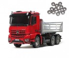 Tamiya MB Arocs 3348 1:14 Muldenkipper Truck 6x4 Bausatz rot/silber - 56361KU