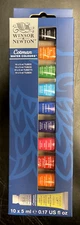 Winsor & Newton Cotman Watercolor Paint Set, 10 Colors, 5ml (0.17-oz) Tubes