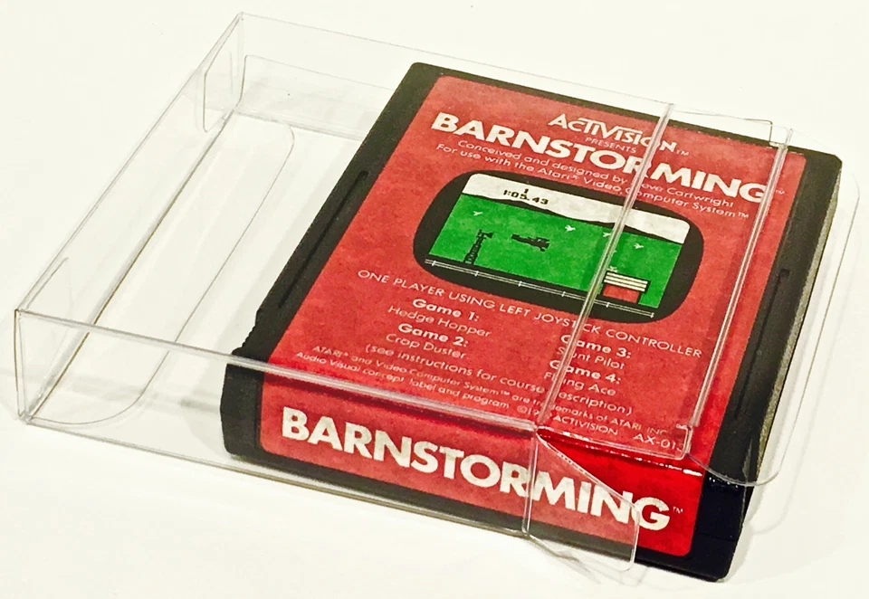 50 Protectores de Cartucho para ATARI 2600 / 7800 Caja de Vitrina Transparente ¡LEER!  Foto 2 de 4