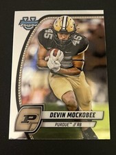 2024 Bowman Chrome University Football #175 Devin Mockobee Purdue Boilermaker