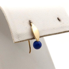 Ed Levin 14k Gold Sterling Silver Lapis La Pe...