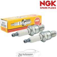 2x NGK 6511 BP5ES Zündkerze für BMW 3er E21 E30 5er E12 E28 Mitsubishi Lancer IV