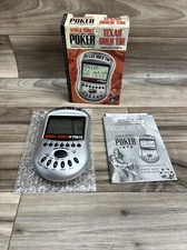 World Series of Poker Texas Hold Em Handheld Electronic Game Excalibur Casino!!