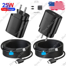 PD 25W Type C USB-C Fast Charging Wall Charger Adapter For iPhone 15 16 Samsung