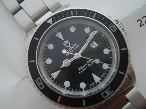 TUDOR MINI-SUB 94400 del 1984 - SERVICE PAPERS + BOX - RLX CASE - MEDIUM 32mm