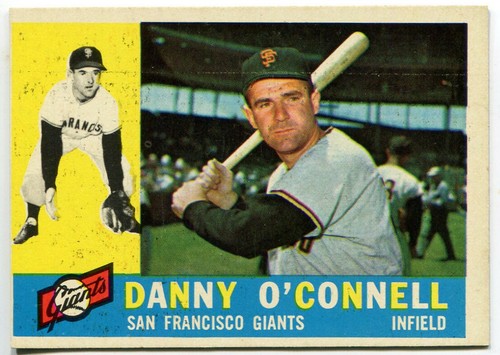 1960 Topps #192 Danny O'Connell San Francisco Giants