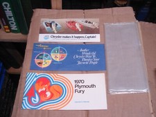 1970 Plymouth Fury Owners Manual Set Original Glove Box Books