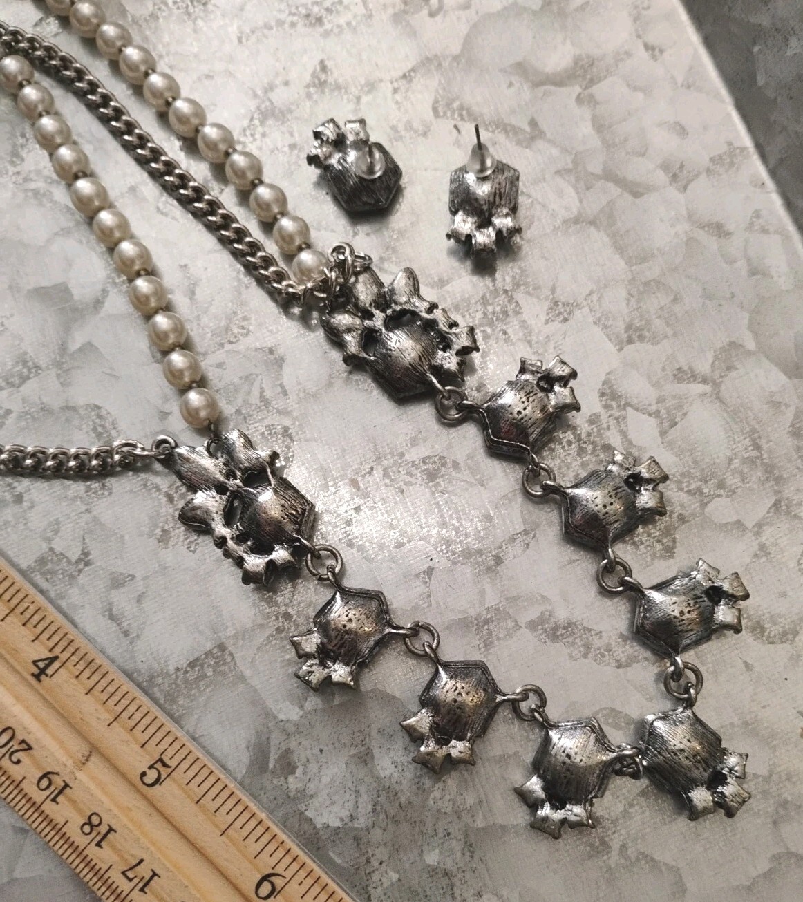 EXPRESSIONS COLLECTION Silver Tone Hexagonal Link… - image 6