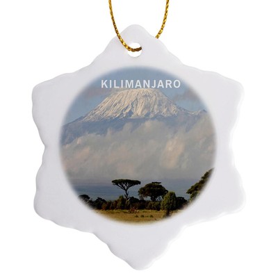 3dRose, Africas Mount Kilimanjaro, Ornament