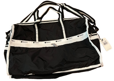 LeSportsac Deluxe Large Weekender Spectator Black NEW WITH TAGS