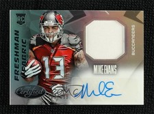 2014 Certified Freshman Fabric Mirror Signatures /199 Mike Evans #232 Auto 3h1