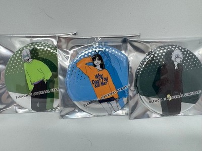 Bleach X Journal Standard Tin Badge 3 Types Set Bandai Japan Limited