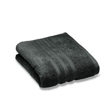 Image of Catherine Lansfield Zero Twist 100% Cotton 450GSM Towel Collection Charcoal