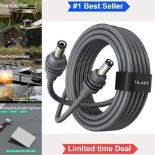 DC Power Cord 16.4ft Replacement Cable For Starlink Mini Male to Male Waterproof