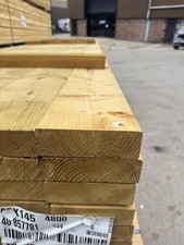 C24 STRENGTH GRADED 6X2 TREATED JOIST TIMBER - 4.8M LENGTH - £16 EACH