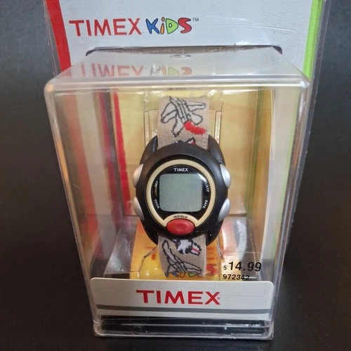 Timex Kids Digital Watch Jet Space Flying  Indiglo 2003 NEW Vintage