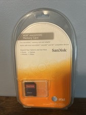 SanDisk 4GB MicroSDHC Card And Adapter - Sealed