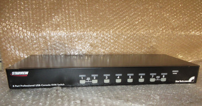 StarTech SV831DUSBU - 8 Port 1U USB KVM Switch Kit with Cables for 8 Devices