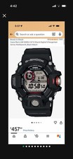 Casio G-Shock Rangeman GW-9400 Triple Sensor Tough Solar Sport Watch Black