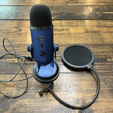 Blue Yeti Multi-Pattern USB Condenser Microphone Professional  6" Pop Filter
