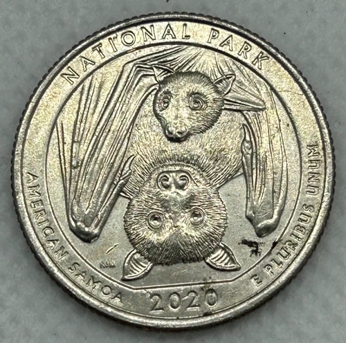 2020-P America the Beautiful Quarters National Park of American Samoa — photo from the most recent tracked eBay sale
