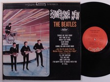 BEATLES Something New CAPITOL LP orange label y