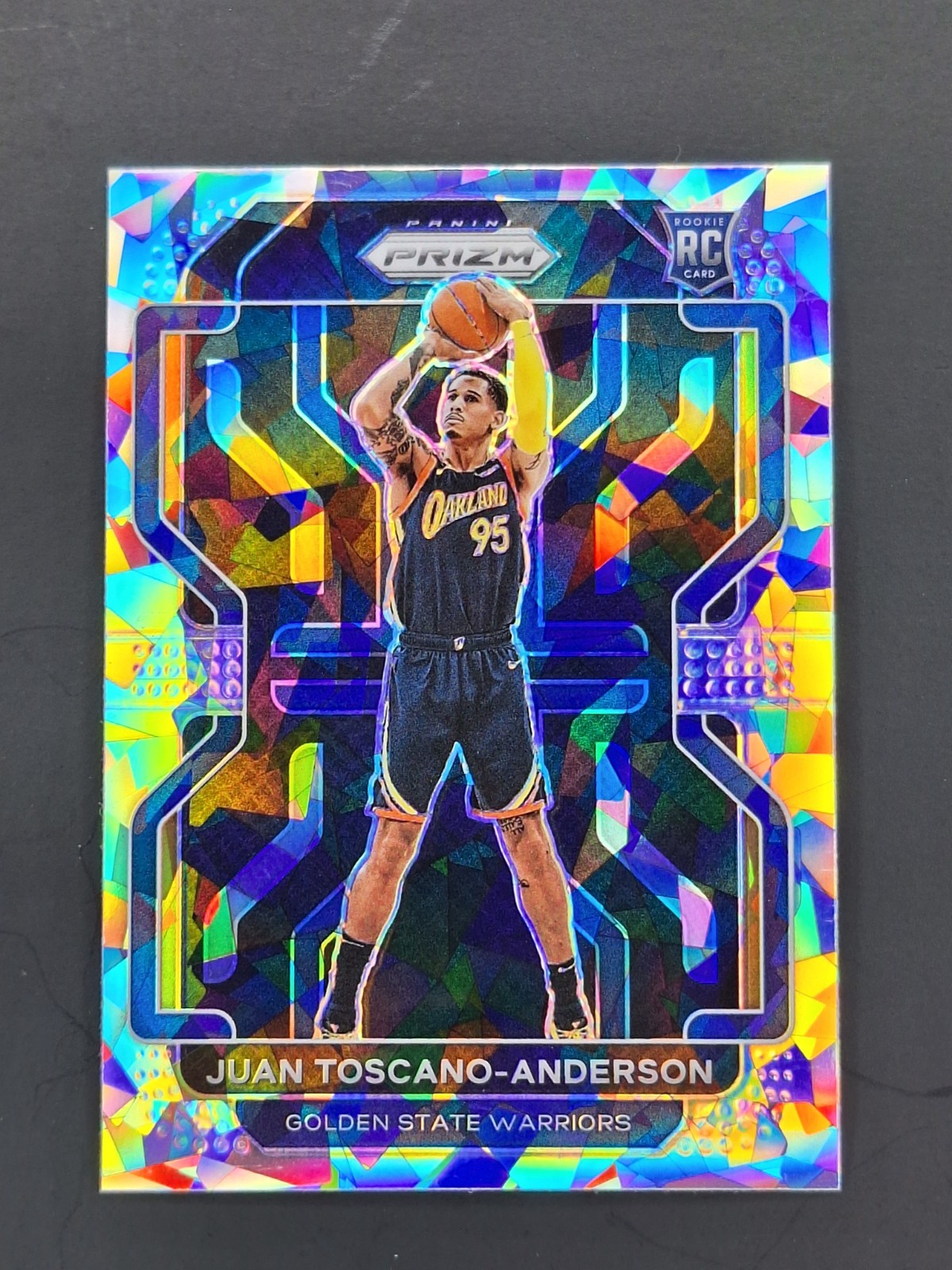 2021-22 Panini Prizm Juan Toscano-Anderson Cracked Ice #295