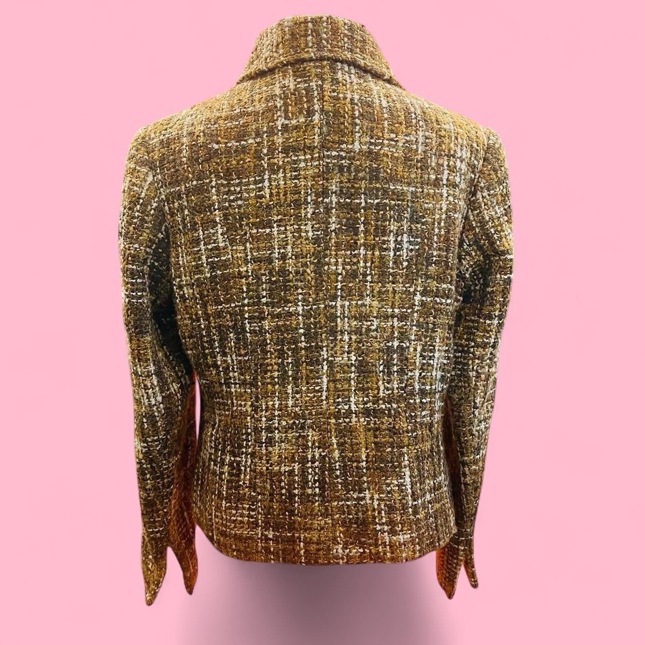 FDJ French Dressing Brown Tweed Jacket Size 12