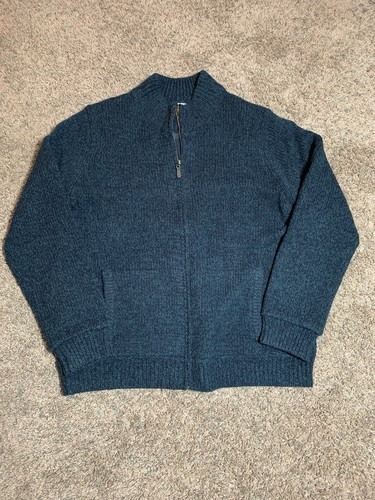 Gilet Polaire Vintage L.L. Bean Homme Taille XL - Beige, Fermeture Zip Complète, Pour Randonnée