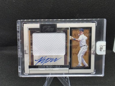 2024 Panini Three and Two Prospect Jersey On Card Auto Kevin McGonigle /99