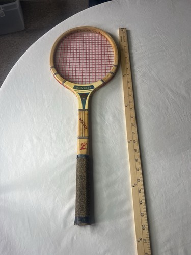 Vintage Bancroft Bantam 26” Wood Tennis Racquet – Hard to Find - Red Strings